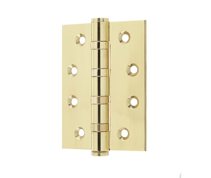 Frelan - Ball Bearing Hinge - Polished Brass - 102mm x 76mm