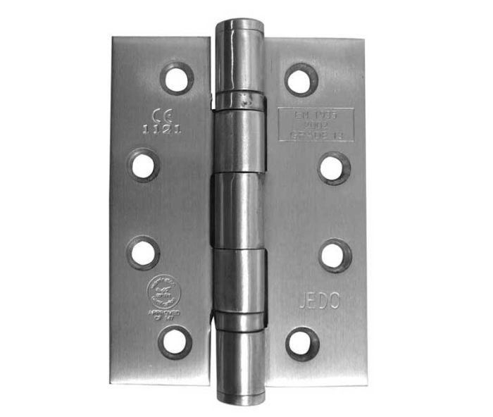 Frelan - Certifire Jedo Stainless Steel Grade 13 Ball Bearing Hinge (3 Pack) - Satin Stainless Steel