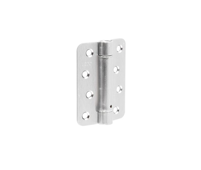 Frelan - Jedo Steel Radiused Single Action Spring Hinge - Satin Chrome