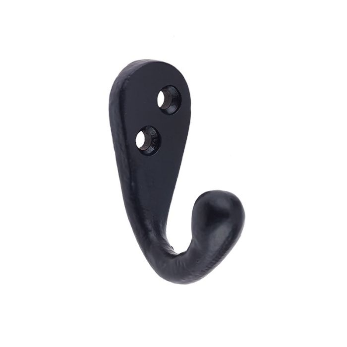 Frelan - Single Robe Hook - Black Antique