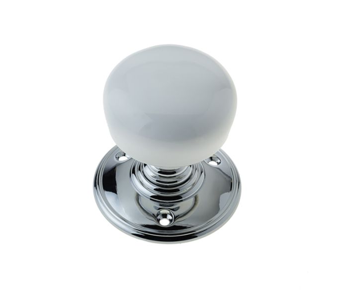 Frelan Jedo Large Porcelain Mortice Door Knob - Pair