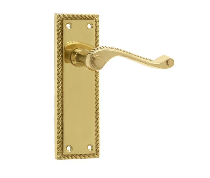 Frelan Jedo Georgian Suite Door Handle on Backplate - Pair