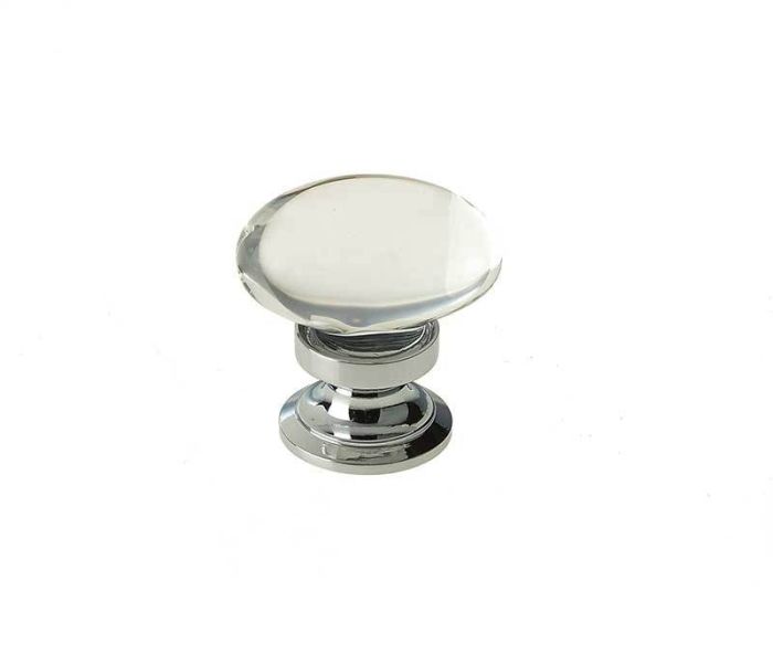 Frelan Jedo Glass Oval Cupboard Knob