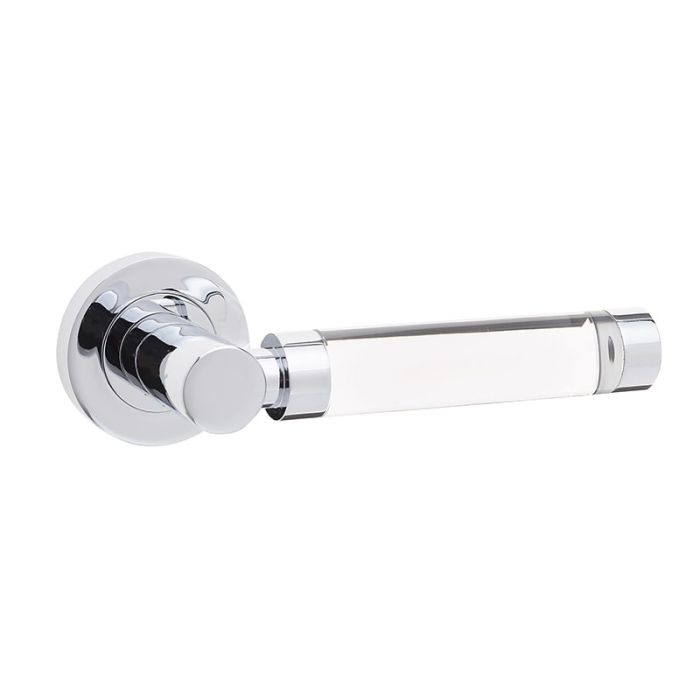Frelan Jedo Milo Glass Handle on Rose - Pair