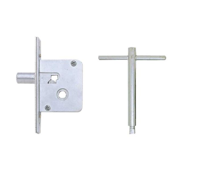 Frelan - Mortice Budget Lock and Key - Nickel Plated
