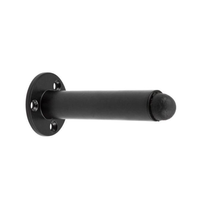 Frelan - Nero Cylinder Wall Mounted Door Stop on Rose - Black