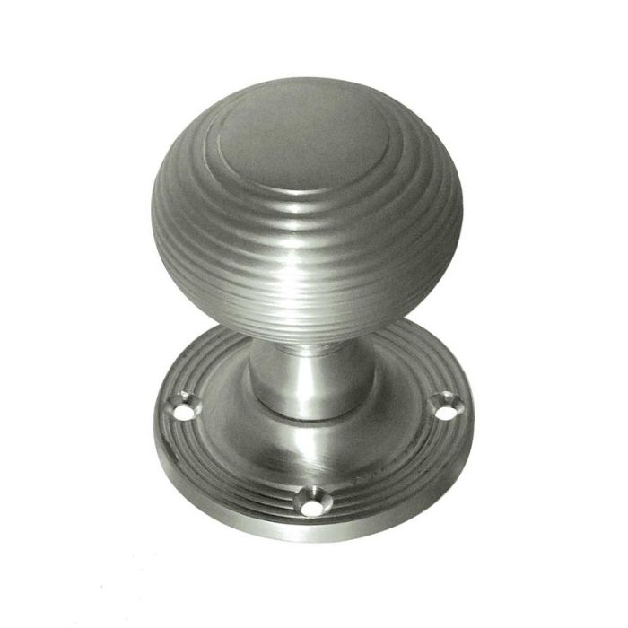 Frelan Unsprung Reeded Mortice Door Knob - Pair