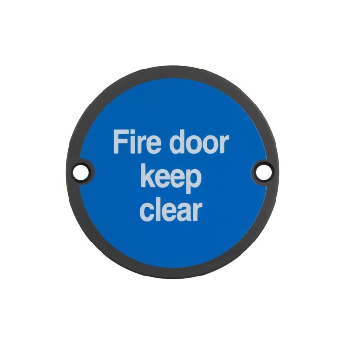 Frelan 'Fire Door Keep Clear' Door Sign