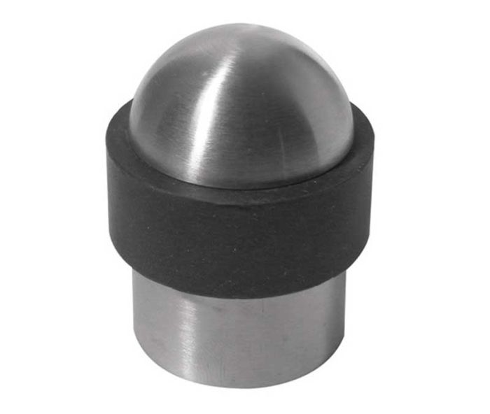 Frelan - Stainless Steel Dome Floor Mounted Door Stop - Satin Stainless Steel