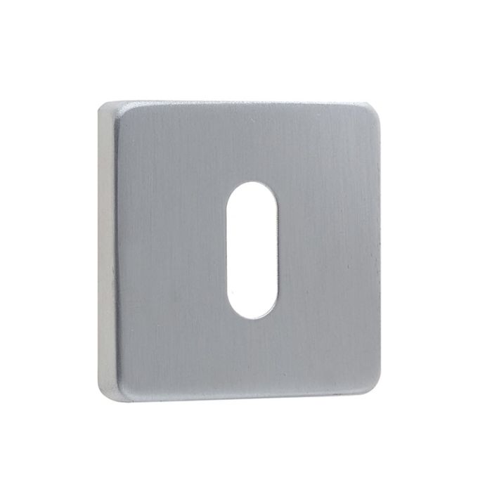 Frelan Standard Profile Stainless Steel Square Escutcheon