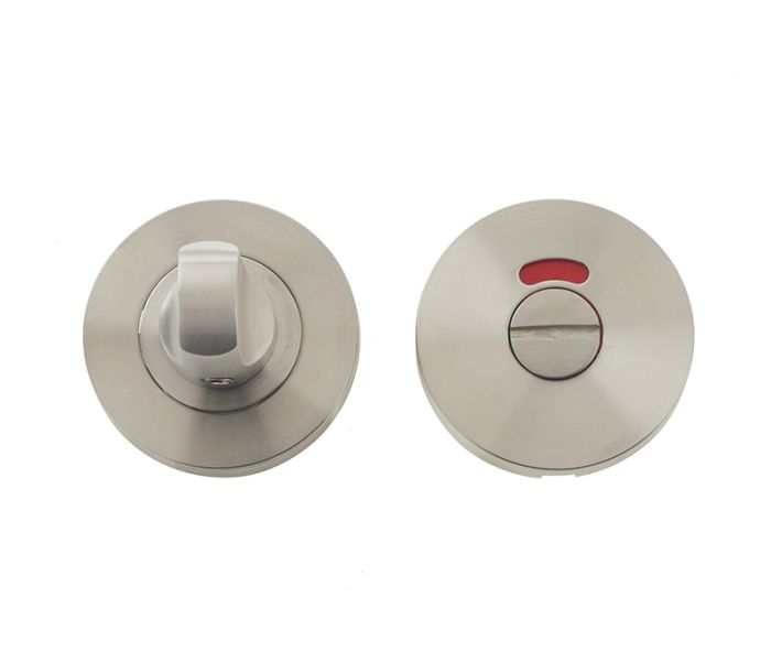 Frelan - Grade 201 Stainless Steel Turn and Release with Indicator - Satin Stainless Steel