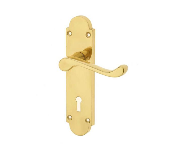 Frelan Jedo Epsom Suite Door Handle on Backplate - Pair