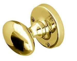 Frelan Sprung Contract Oval Mortice Door Knob - Pair