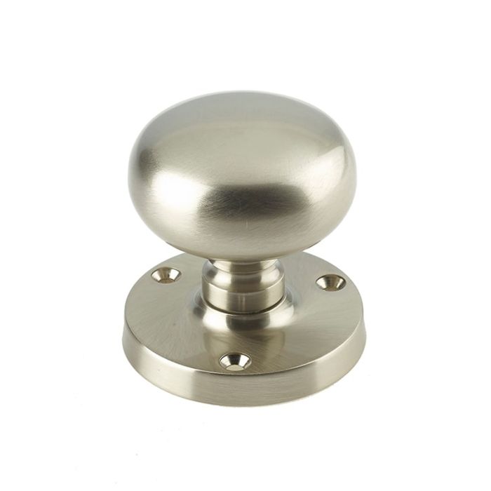 Frelan Sprung Mushroom Mortice Door Knob - Pair
