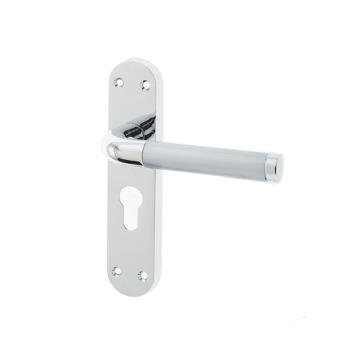Frelan Jedo Twin Suite Door Handle on Backplate - Pair