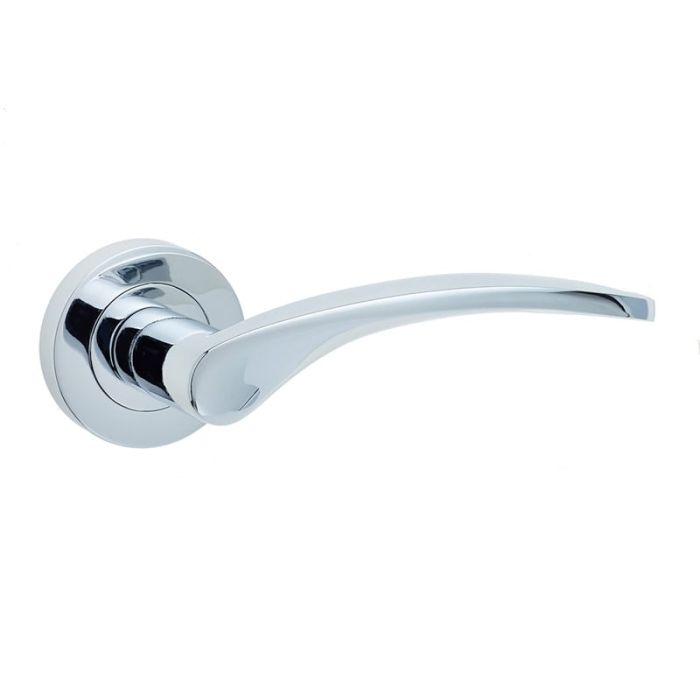 Frelan Jedo Monaco Door Handle on Rose - Pair