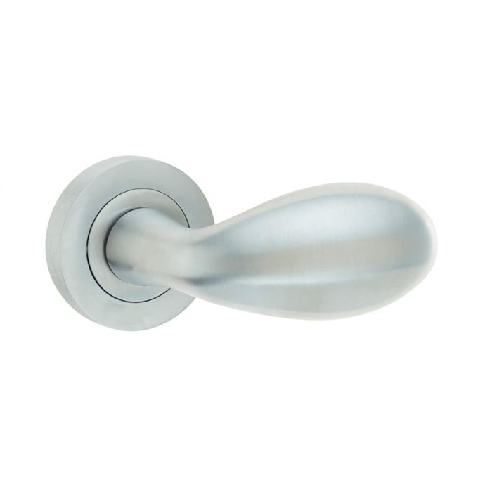 Frelan Jedo Club Door Handle on Rose - Pair