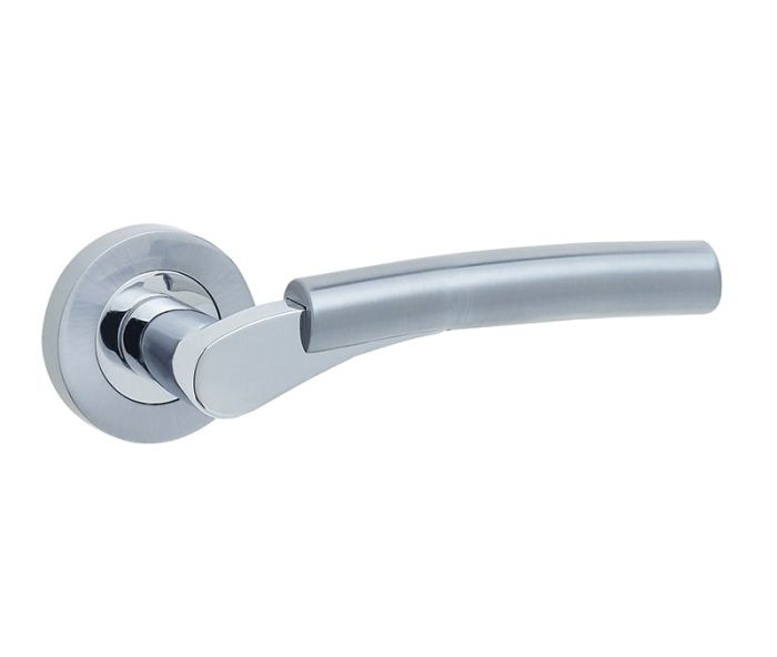 Frelan Jedo Arkus Door Handle on Rose - Pair