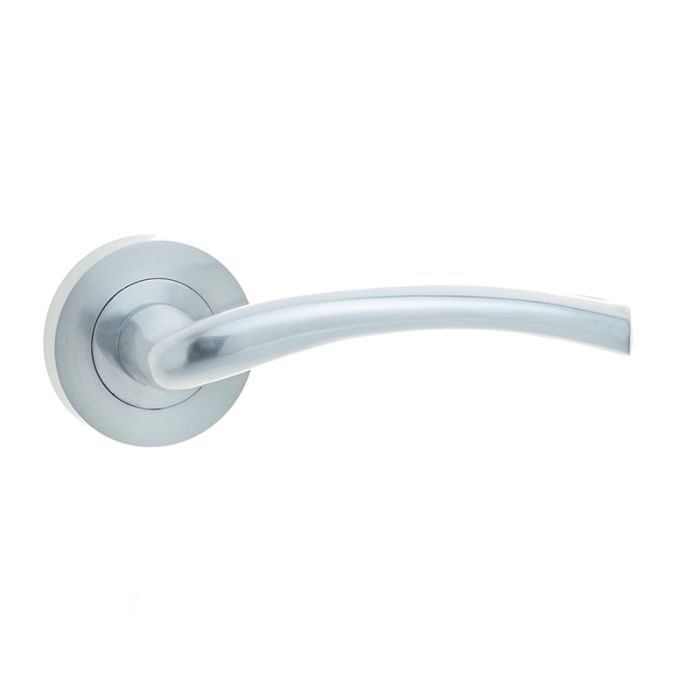 Frelan Jedo Kontrax Opal Door Handle on Rose - Pair
