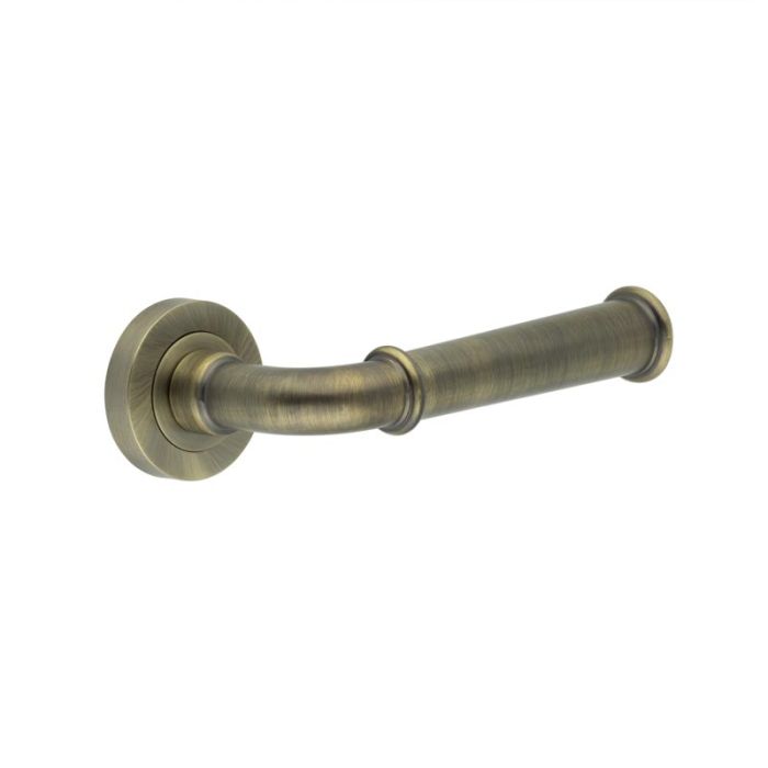 Frelan Jedo Classic Door Handle on Rose - Pair