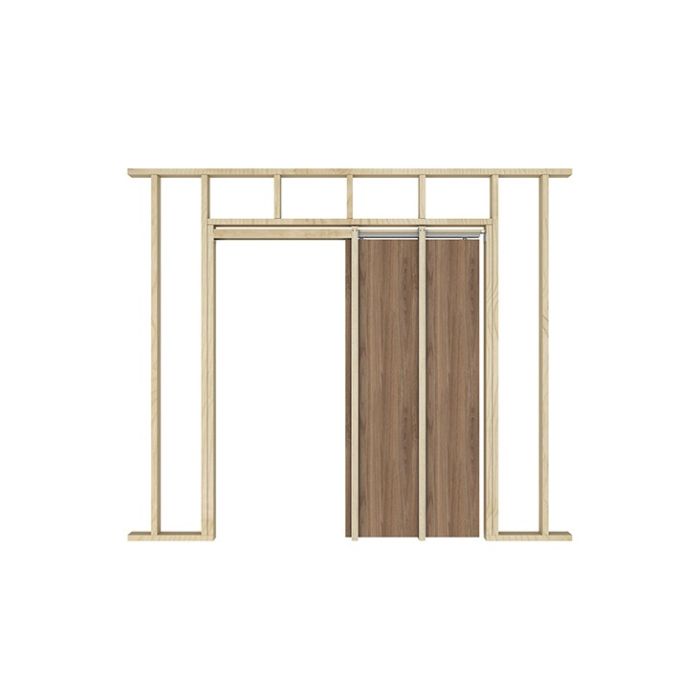 Frelan Hardware Single Pocket Door Kit for 38 x 89mm Stud Walls