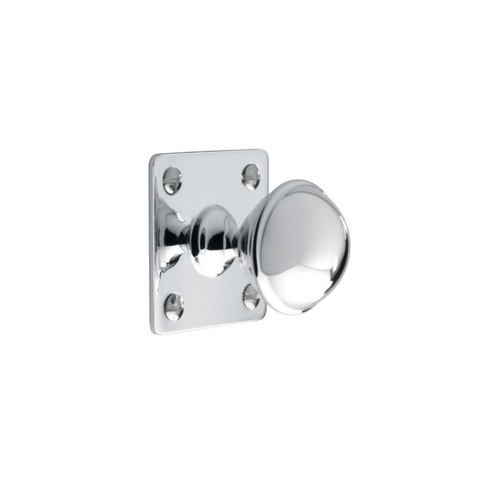 Second Nature Wellington Cupboard Knob on Square Rose