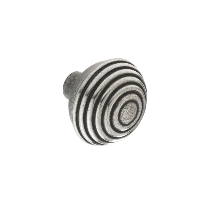 Second Nature - Welton Cupboard Knob - Solid Pewter