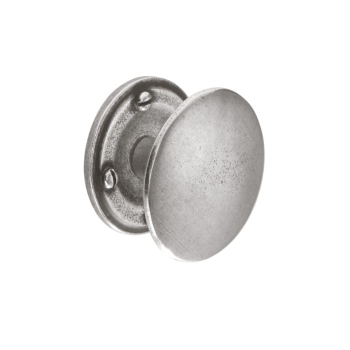 Second Nature - Warwick Cupboard Knob - Solid Pewter