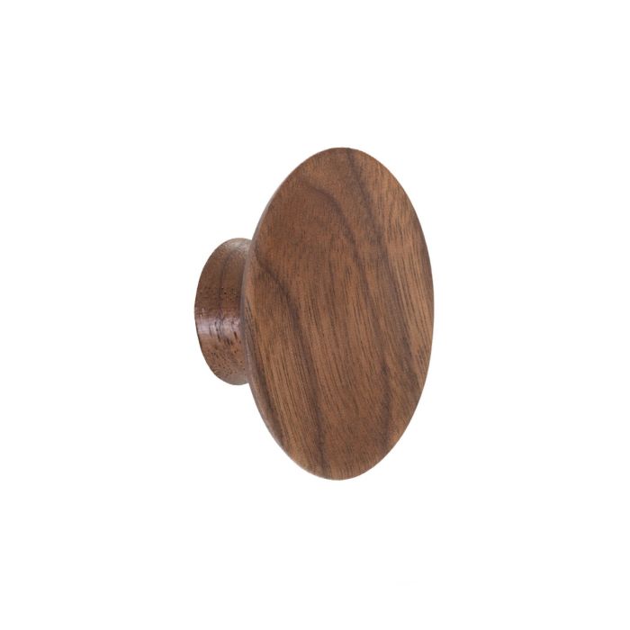 Second Nature - Howlett Concave Cupboard Knob - Walnut