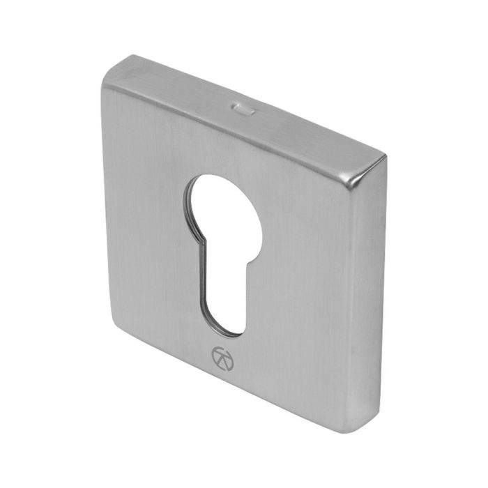 Blu Performance - Euro Profile Square Escutcheon - 316 Satin Stainless Steel