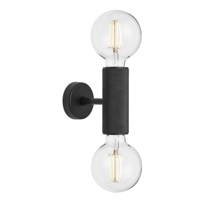 Industville Knurled Edison Double Wall Light