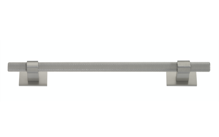 Second Nature 1909 Knurled Cupboard Handle with Rectangular Backplates