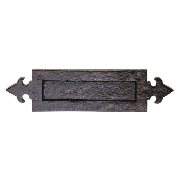 Ludlow Foundries - Fleur De Lys Letterplate - Black Antique