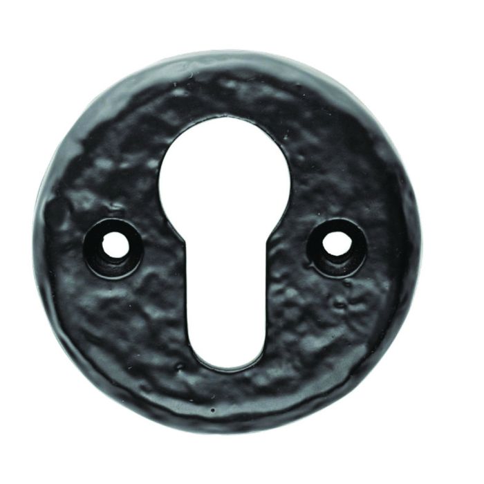 Ludlow Foundries - Euro Profile Escutcheon - Black Antique