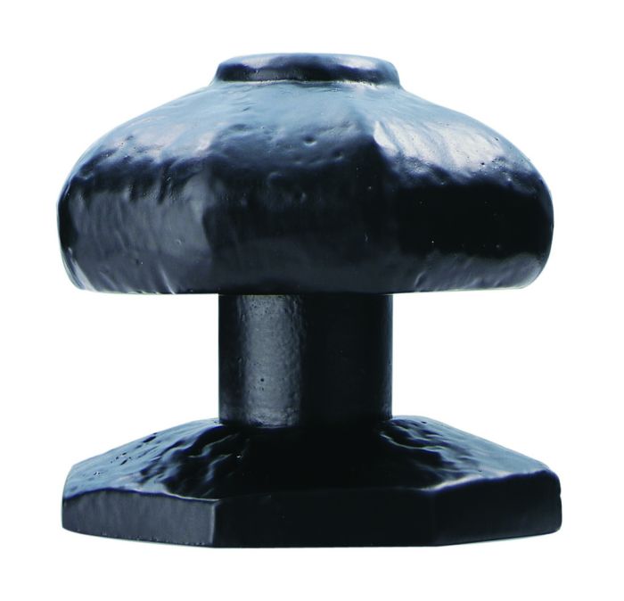 Ludlow Foundries - Octagonal Centre Door Knob - Black Antique 