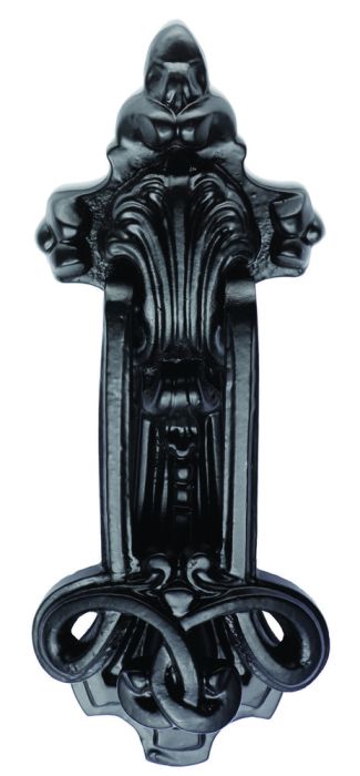 Ludlow Foundries - Ornate Door Knocker - Black Antique