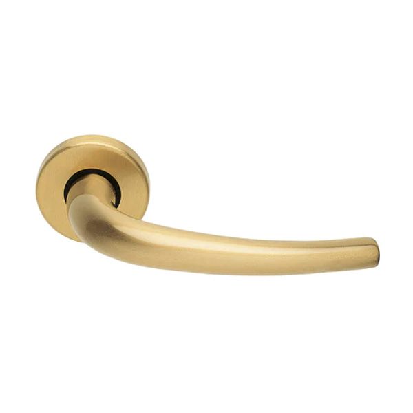 Carlisle Brass - Manital Lilla Door Handle on Rose - Satin Brass - Pair