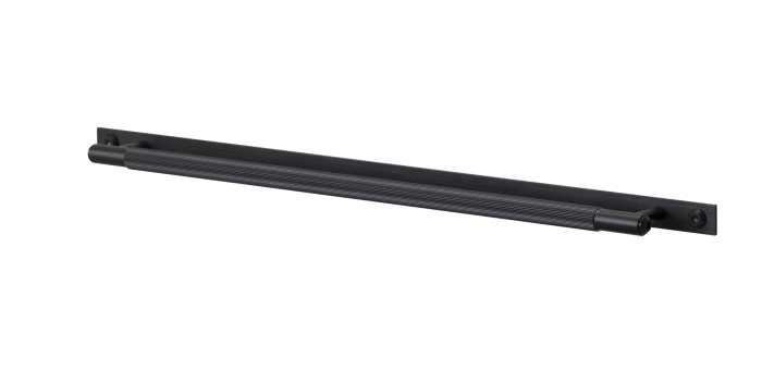 Buster and Punch Linear Cupboard Handle on Backplate