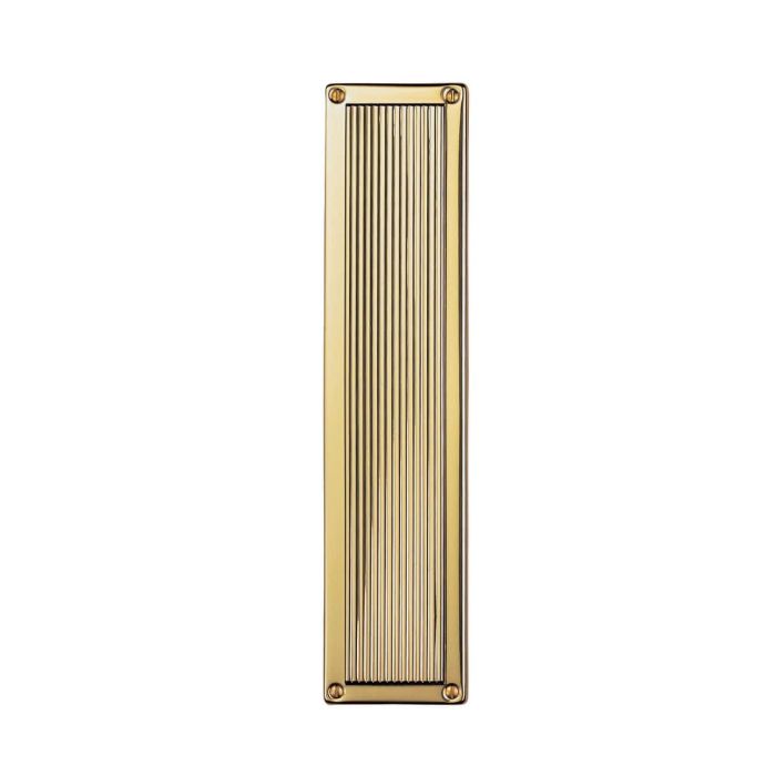 Carlisle Brass - Queen Anne Finger Plate - Polished Brass