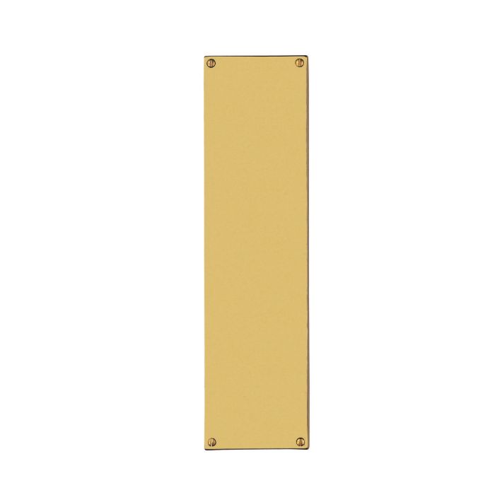 Carlisle Brass - Flat Sheet Finger Plate - Polished Brass