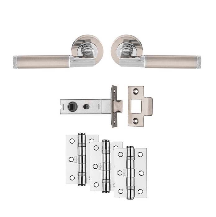 Carlisle Brass Belas Door Handle on Rose Pack