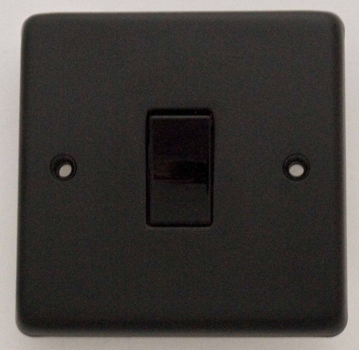 Eurolite - Double Pole 20 Amp Switch - Matt Black