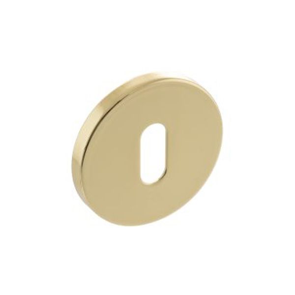 Atlantic Hardware Standard Profile Millhouse Brass Escutcheon - Pair