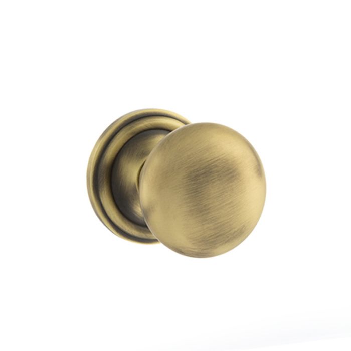Atlantic Hardware Old English Harrogate Solid Brass Mushroom Mortice Door Knob - Pair