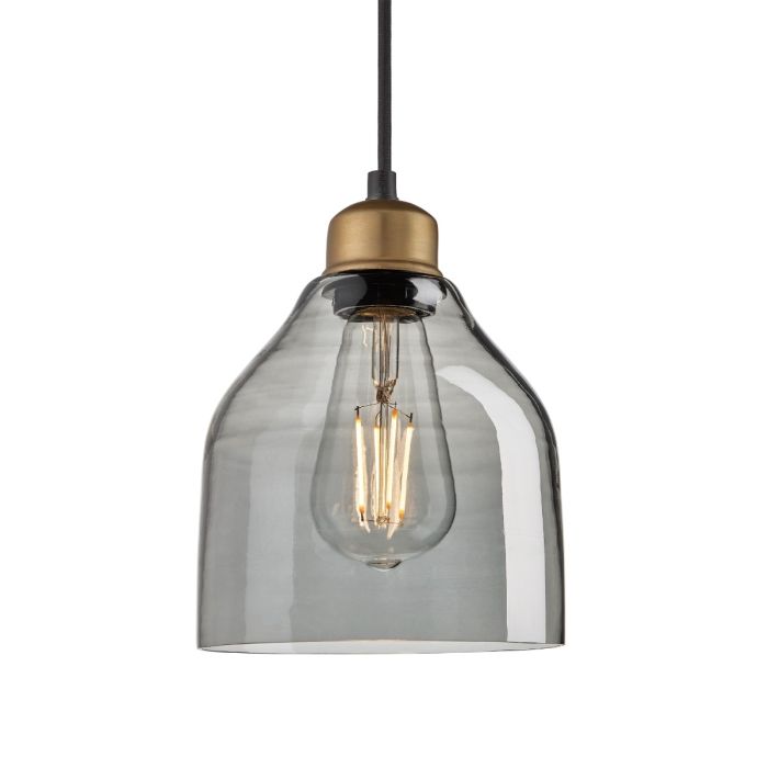 Industville Orlando Tinted Glass Cone Pendant