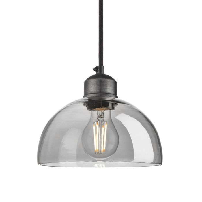 Industville Orlando Tinted Glass Dome Pendant