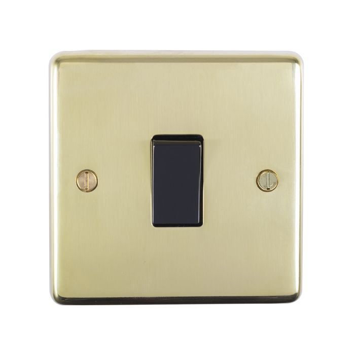 Eurolite - Stainless 1 Gang Switch - Polished Brass