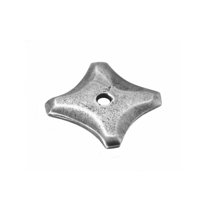 Finesse - 32mm Star Design Backplate - Solid Pewter