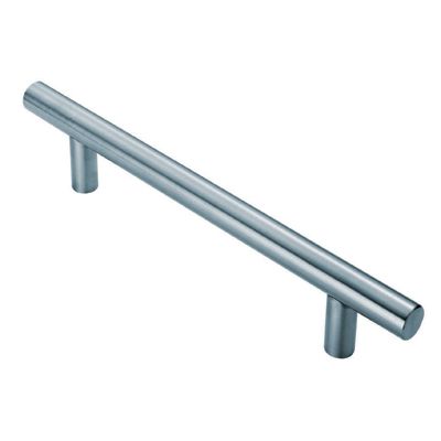 Eurospec - 25mm Straight T-Bar Door Pull Handle - Satin Stainless Steel