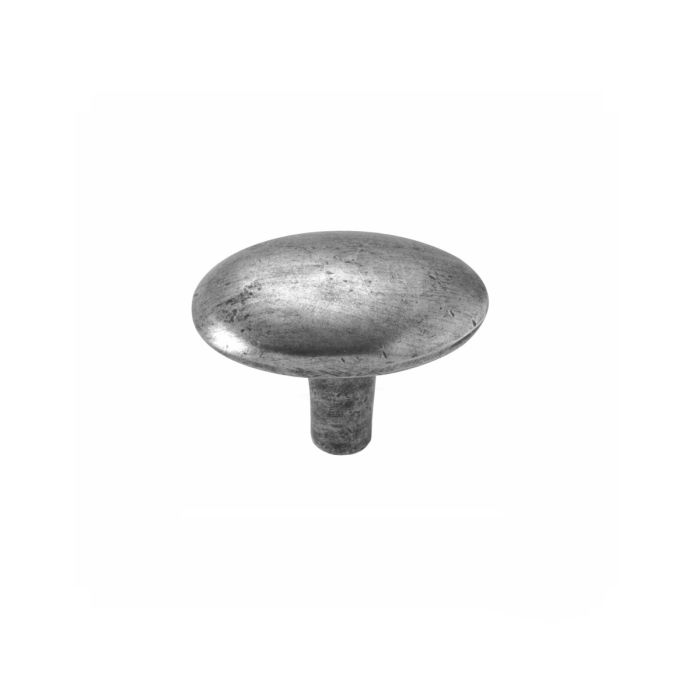 Finesse - Wilton Oval Cupboard Knob - Solid Pewter